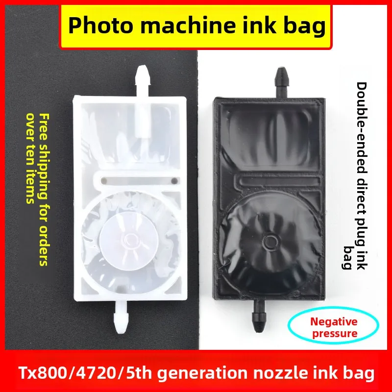 Ink Bag Ink Capsule for Epson Panasonic Muto TX800 4720 5113 Printhead, Photo Inkjet Printer Replacement Accessories