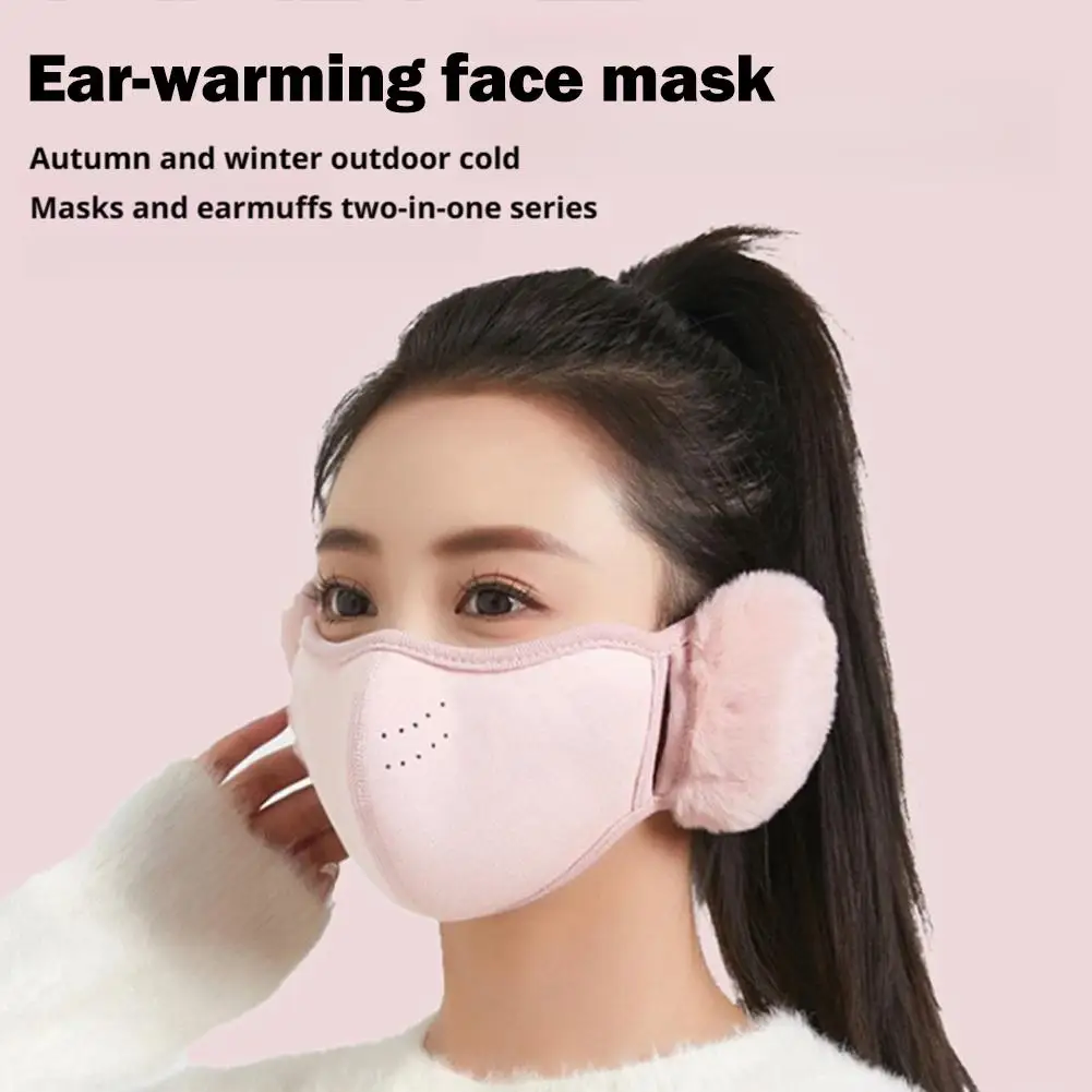 1pc-Winter Mask Warm Mask, Full Cover Face Mask Outdoor Windproof Mask, Breathable Thickened Dustproof Reusable Mask ﻿