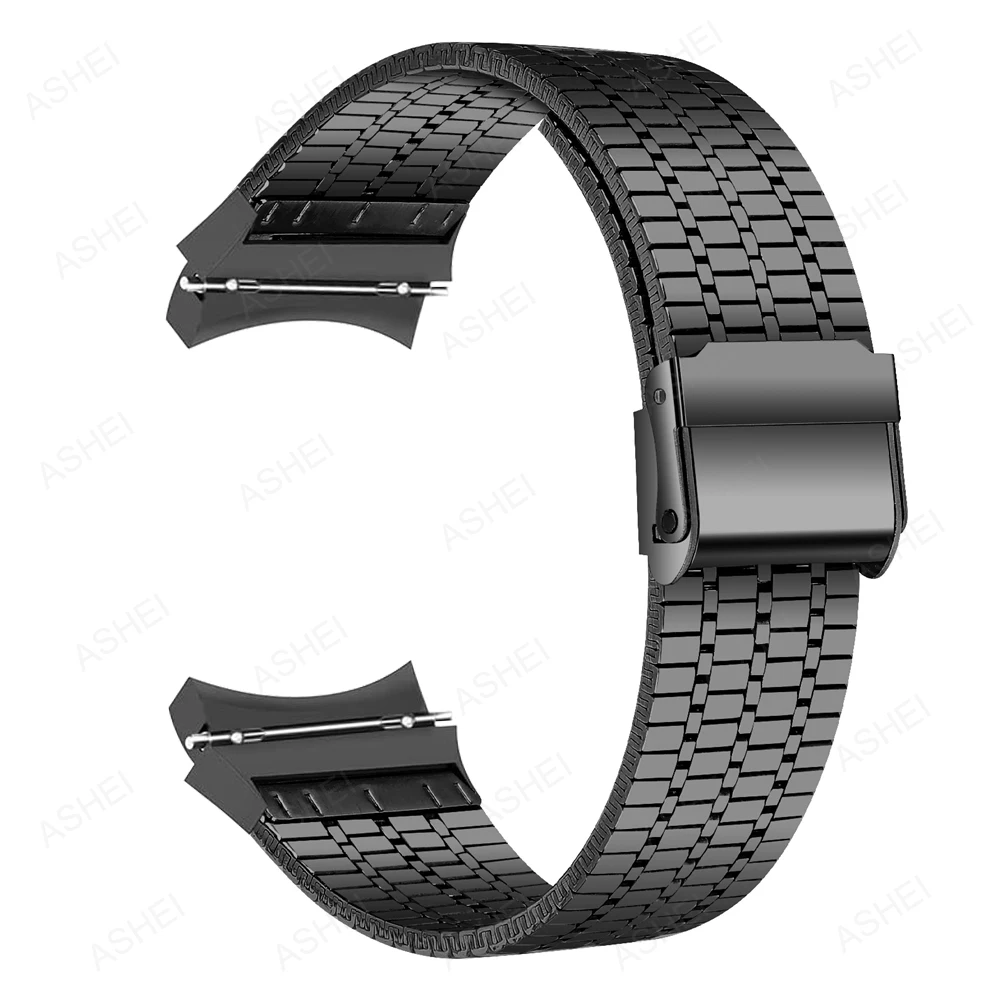 No gaps strap for samsung galaxy watch 6 classic band 47mm 43mm 6 5 4 40mm 44mm 5pro 45mm strap no gaps stainless steel Bracelet