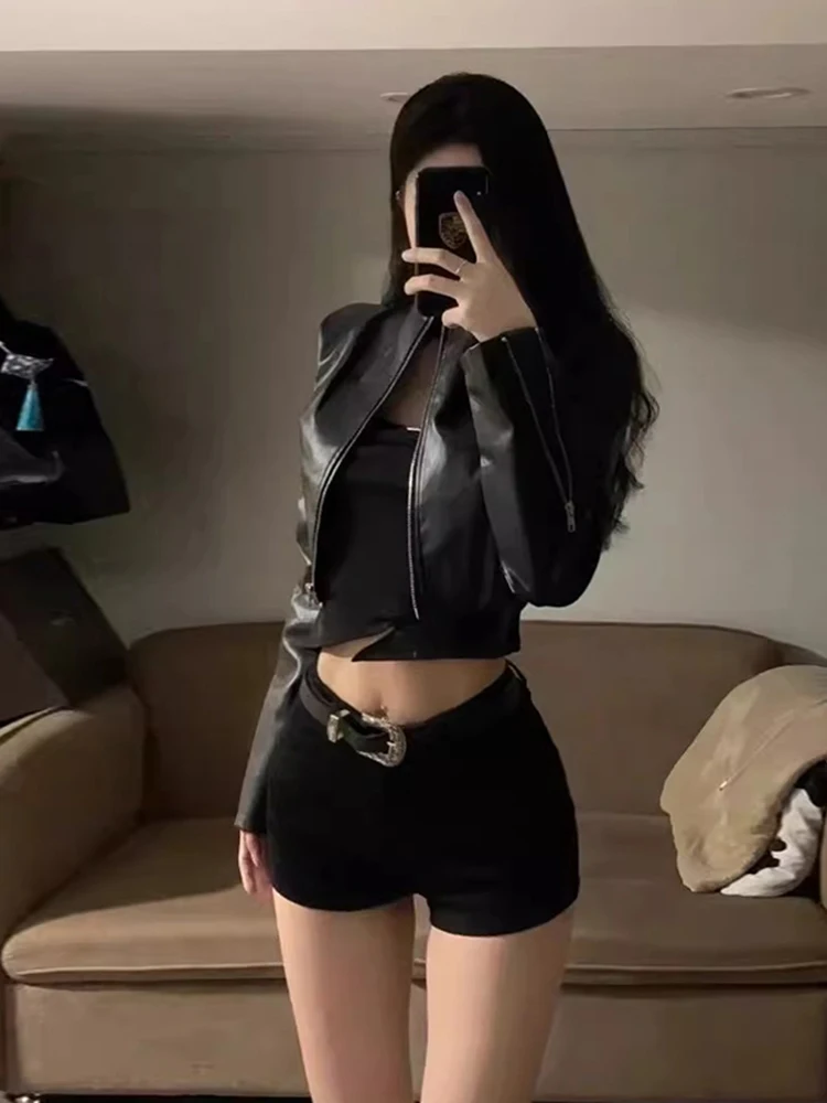 

High Waist Denim Shorts Women's Summer Slimming Outerwear Retro Wrap around A-Line Hot Pants Casual Cotton Stretch Denim