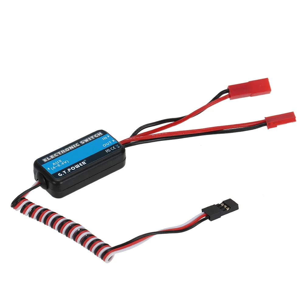 High-Power Remote Control Electronic Switch G.T.POWER Power Electronic Device for RC Airplanes Helicopter Car