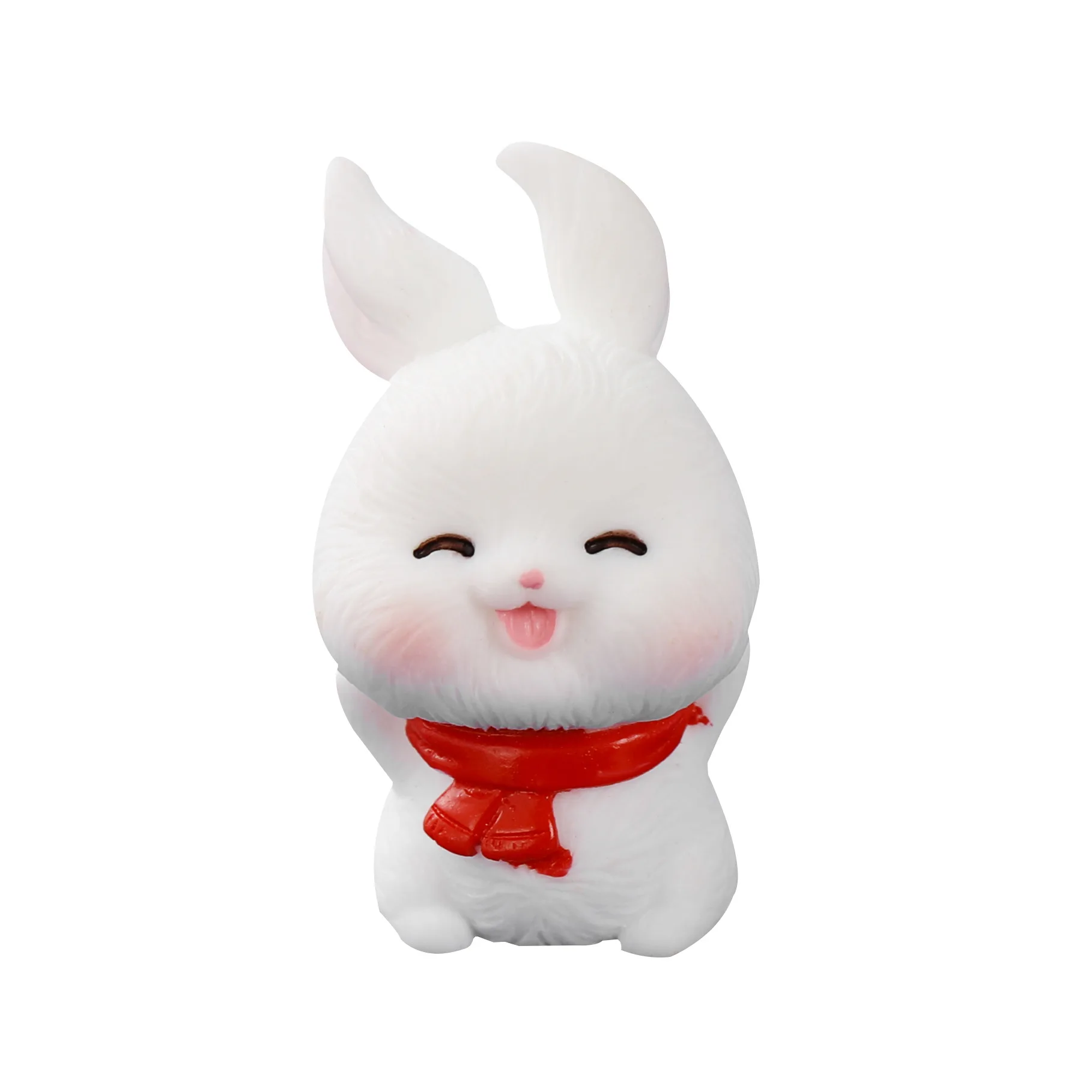 عيد الميلاد الراتنج زخرفة الراتنج المشهد الصغير الديكور عيد الميلاد زلاجات أرنب احتفالي عيد الميلاد زخرفة صغيرة للأطفال #3