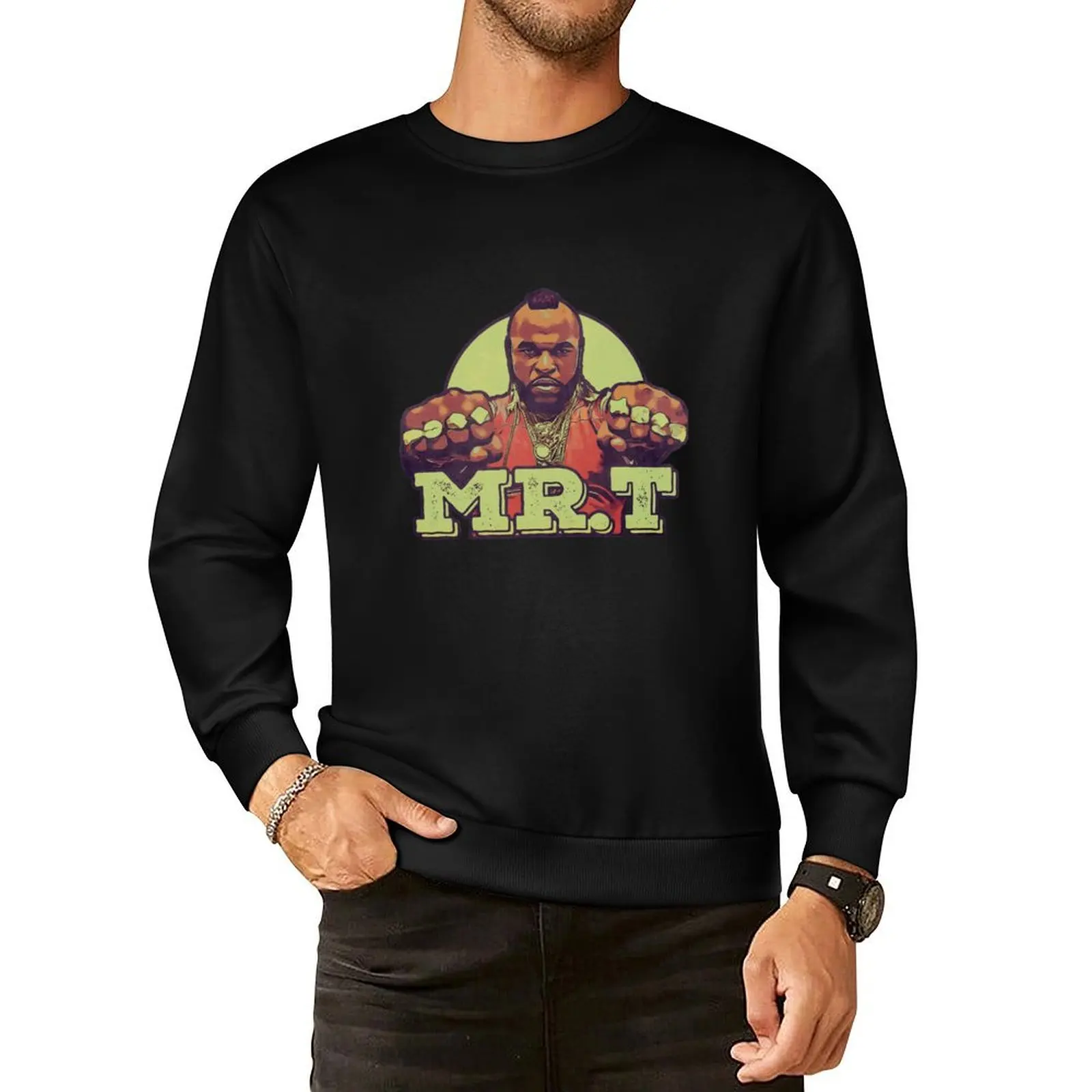 

Mr. T Pullover Hoodie men's sweat-shirt japanese style men's winter sweater sweatshirt men