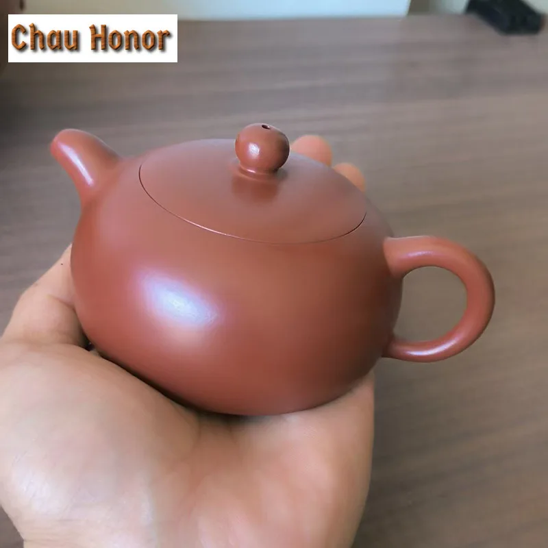 

170ml Elegant Yixing Purple Clay Teapots Handmade Pot Raw Ore Dahongpao Mud Tea Maker Kettle With Infuser Chinese Zisha Tea Set