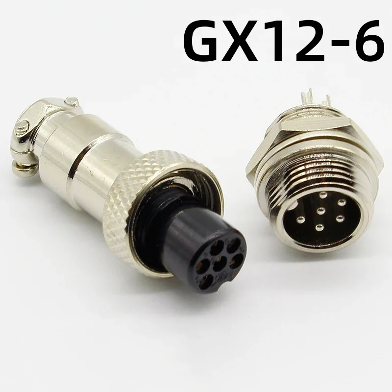1Set GX12-6 6Pin Ma…