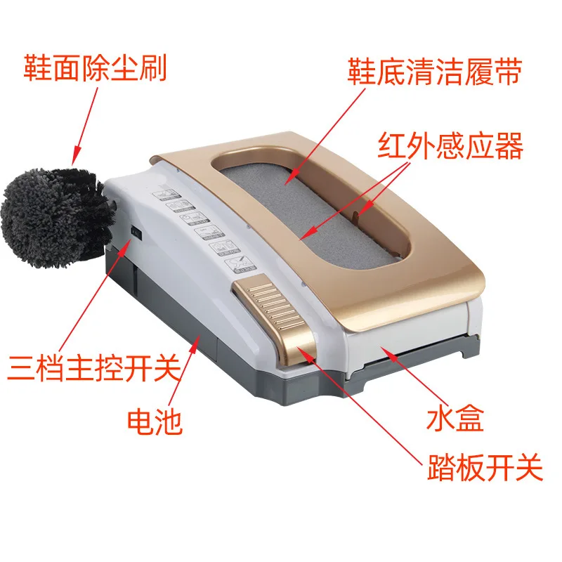 آلة التنظيف الوحيد آلة تنظيف الأحذية المنزلية الكهربائية المنزلية آلة غسل الأحذية آلة تنظيف الأحذية