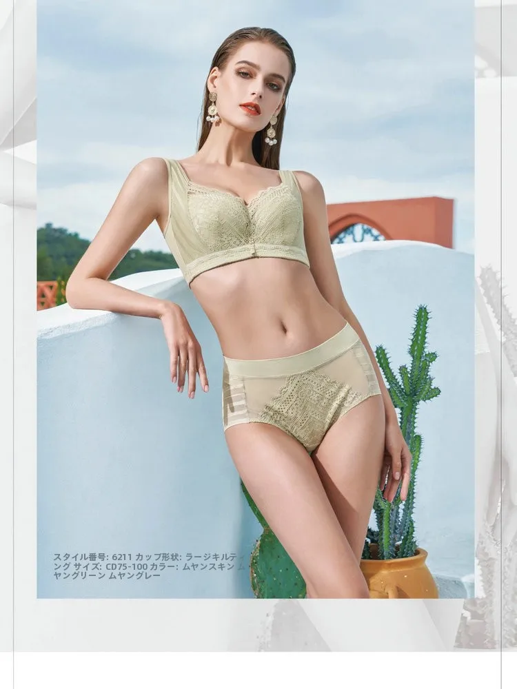 june-rose-soft-steel-ring-bra-four-row-button-thin-cotton-cup-adjusent-underwear-for-large-breasts-appearance-small-side-ga