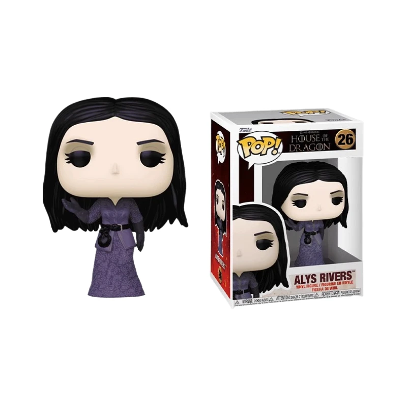 ของแท้ Edition FUNKO POP House Targaryen ใน House of The Dragon Action เดสก์ท็อปตกแต่งเครื่องประดับของเล่นสะสม