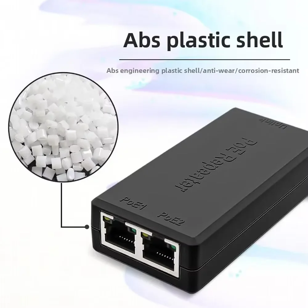 موسع جيجابت بمنفذين POE IEEE 802.3af/at PoE + Standard 10/100/1000Mbps POE مكرر لكاميرا PoE Switch