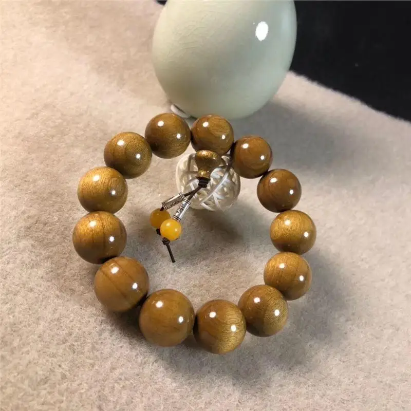 

S. Lee Wooden Prayer Beads Bracelets Men's and Women's Bracelet Rosewood Ebony Rosewood Rosewood Agarwood Gold Sandalwood Bracel