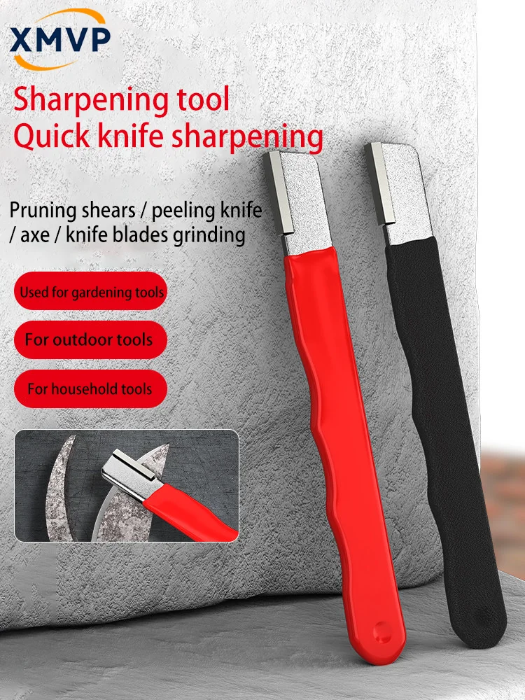 Multifunctional knife sharpening tool - sharpening stone, knife grinder, scraper, blade cutter, kitchen knife, pruning shears, e