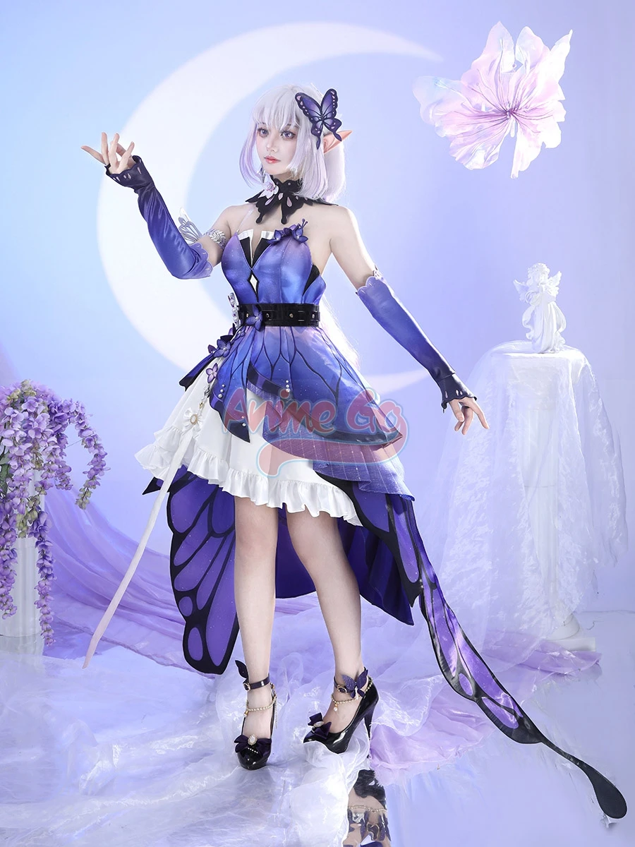 

Castorice Cosplay Honkai：Star Rail Costume Castorice New Dress Clothes for Women Halloween Party