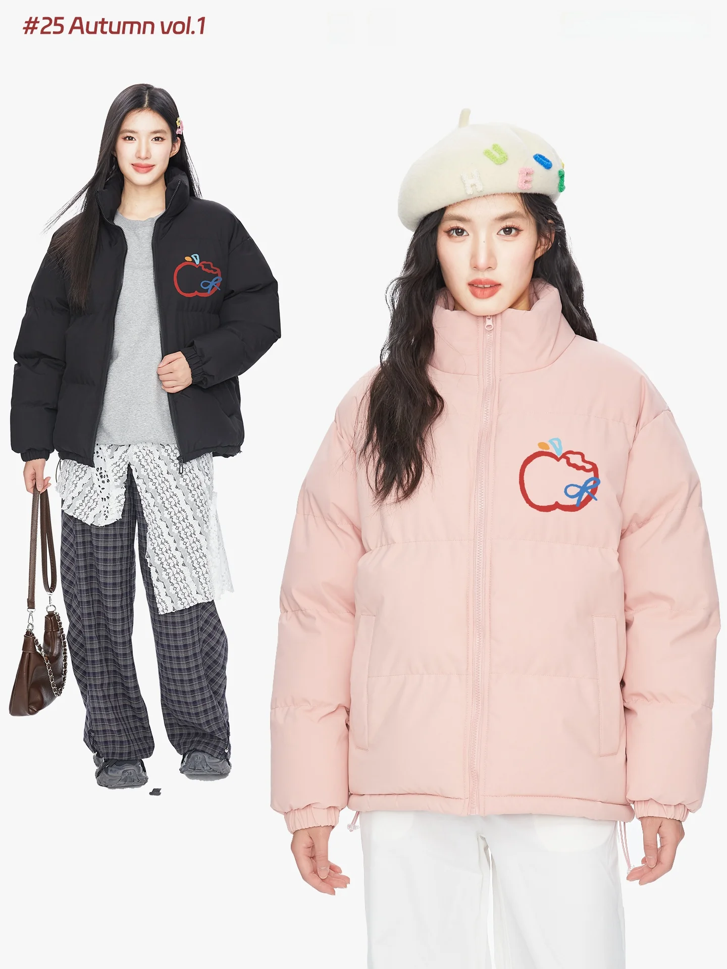 

Женская зимняя ветрозащитная теплая куртка Freedom Fiti с принтом и воротником-стойкой, хлопковая, в корейском стиле, с эффектом омоложения