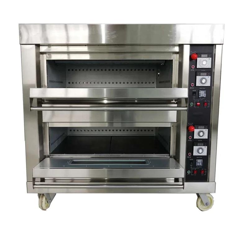 2 Deck 6 Trays Baking Oven Hot Air Bakery Oven Commercial Electric Oven for Bakery