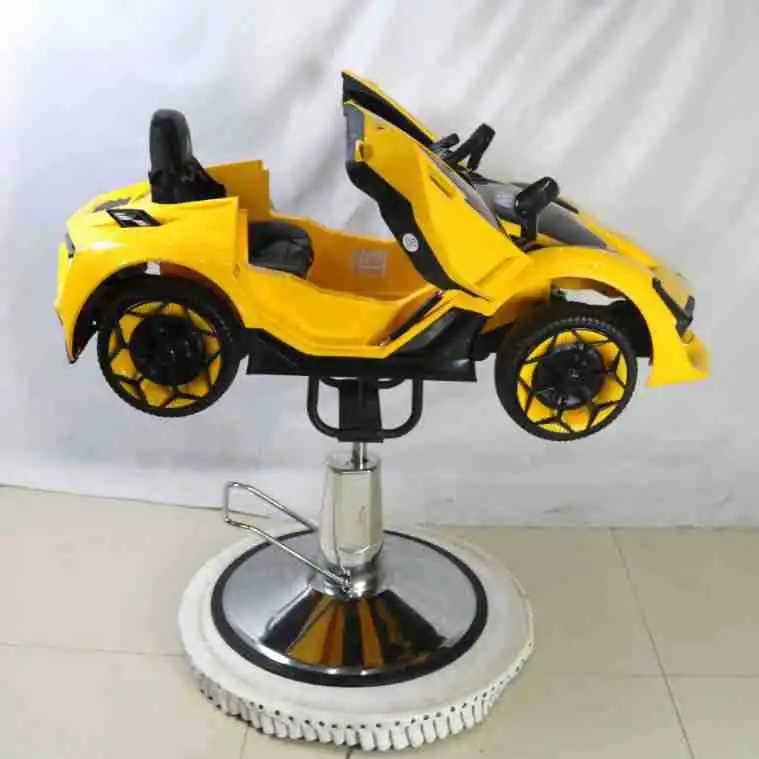 Cross-border New Children's Plastic Barber Chair With Rotatable Lifting Feature Armrests For Barber Shop Manufacturers Wholesale