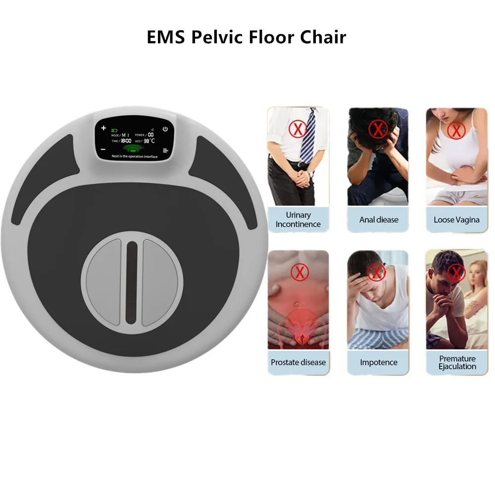 Pelvic Muscle Trainer Stimulator EMS Pelvic Floor Muscle Repair Chair Kegel EMS Pelvic Machine