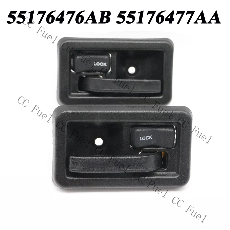 C+ PAIR LH  RH Inside Door Handles Interior for 1987-2004 Jeep Wrangler YJ TJ