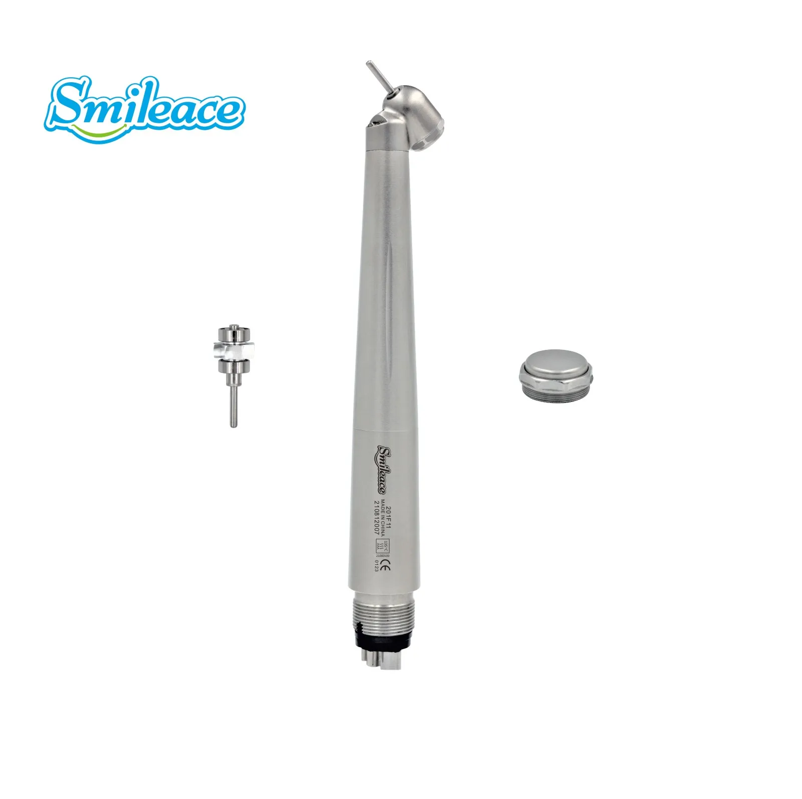 Dental High Speed Handpiece LED 45 Degree Angle Head Sugical Handpiece