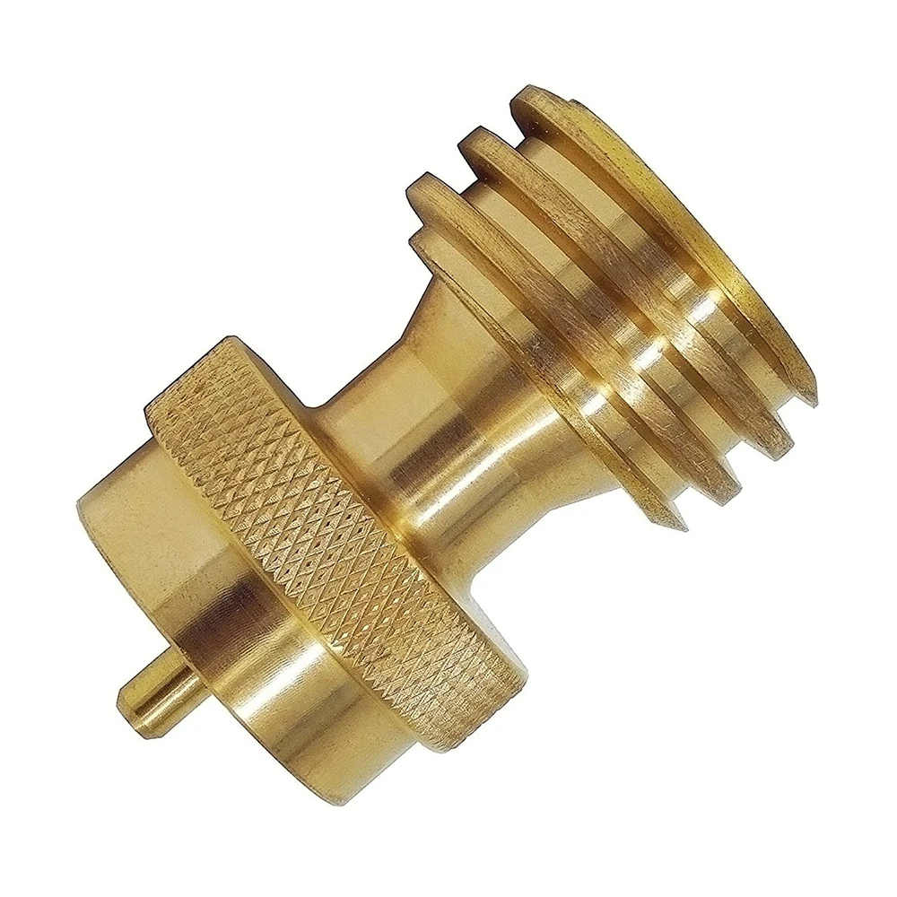 

US Standard Propane Tank Brass Conversion Fill Adapter QCC1 Connector Northern America Camping Outdoor Gas Inflation Connector