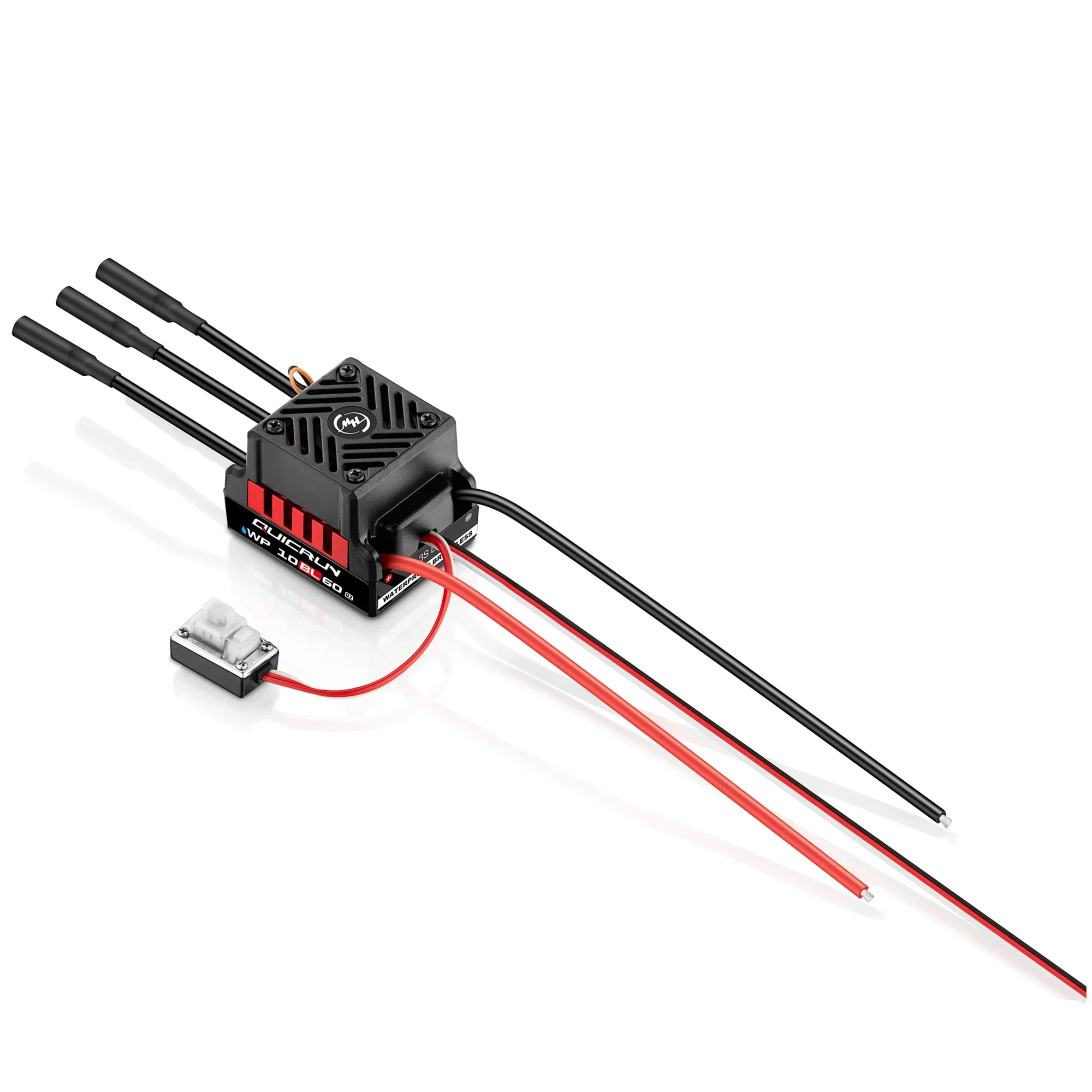 Hobbywing QuicRun WP 10BL60 60A G2 Waterdicht 2-3S Borstelloze ESC voor 1/10 RC Auto On-road Racing Drift Off-road Buggy Monster