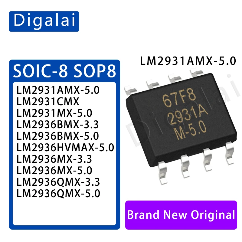 

LM2931AMX-5.0 LM2931MX-5.0 LM2931CMX LM2936MX-5.0 -3.3 LM2936BMX-3.3 -5.0 LM2936QMX-3.3 -5.0 LM2936HVMAX-5.0