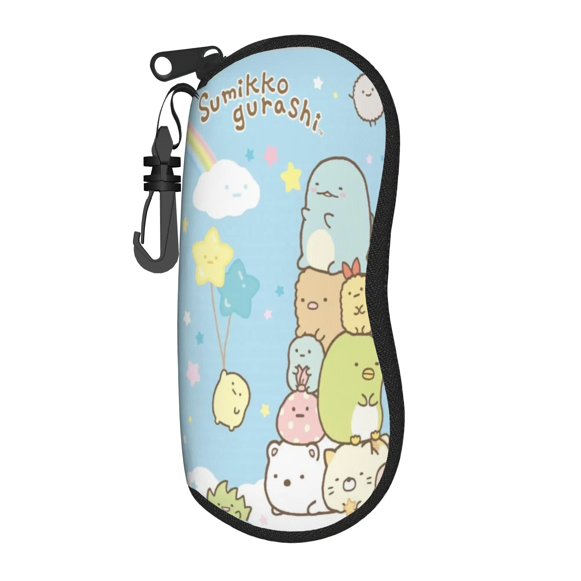 Kawaii Sumikko Gurashi Kawaii White Bear Glasses Case Student Box  Glasses Protector Cartoon Glasses Box