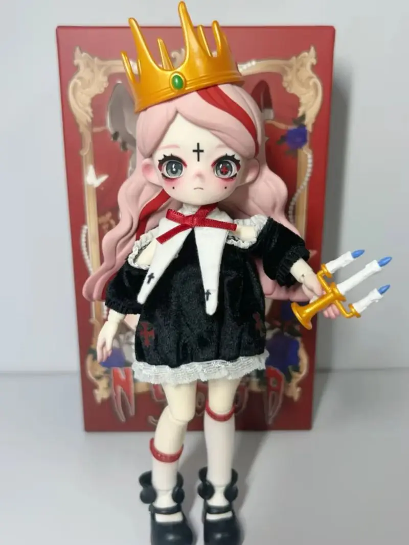 Nyssa Bizarre Nightmare Series Gothic Style Anime Action Figure 1/12 Bjd Blind Box Kawaii Surprise Mystery Doll Toy