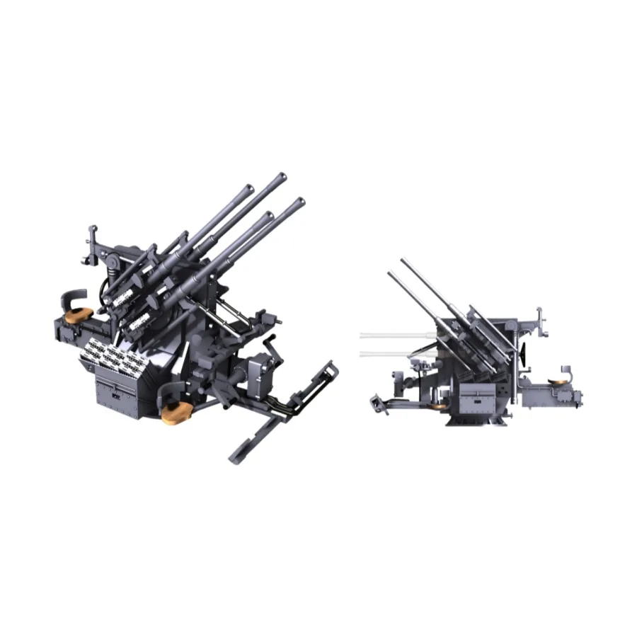 1/350 Scale 20mm C/38 Quadruple Turret Model Set 6PCS 3D Printed Parts G350013 MUYI/HEAVY HOBBY
