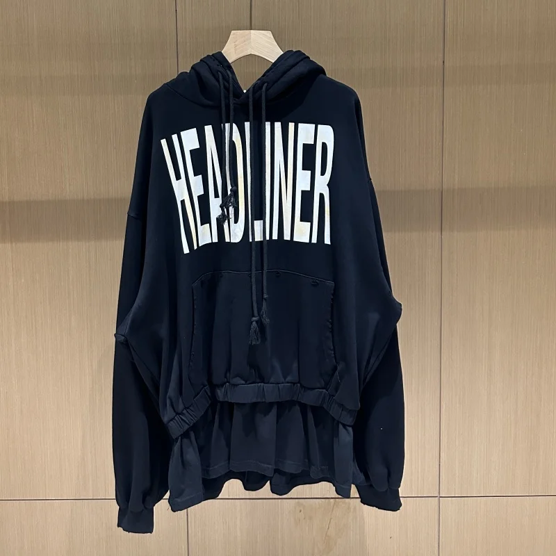 Trend Brand 25SSGRAILZ New 1:1 Silhouette Letters Stacked Loose Knit Sweatshirt Men's Women's Hoodie Coats