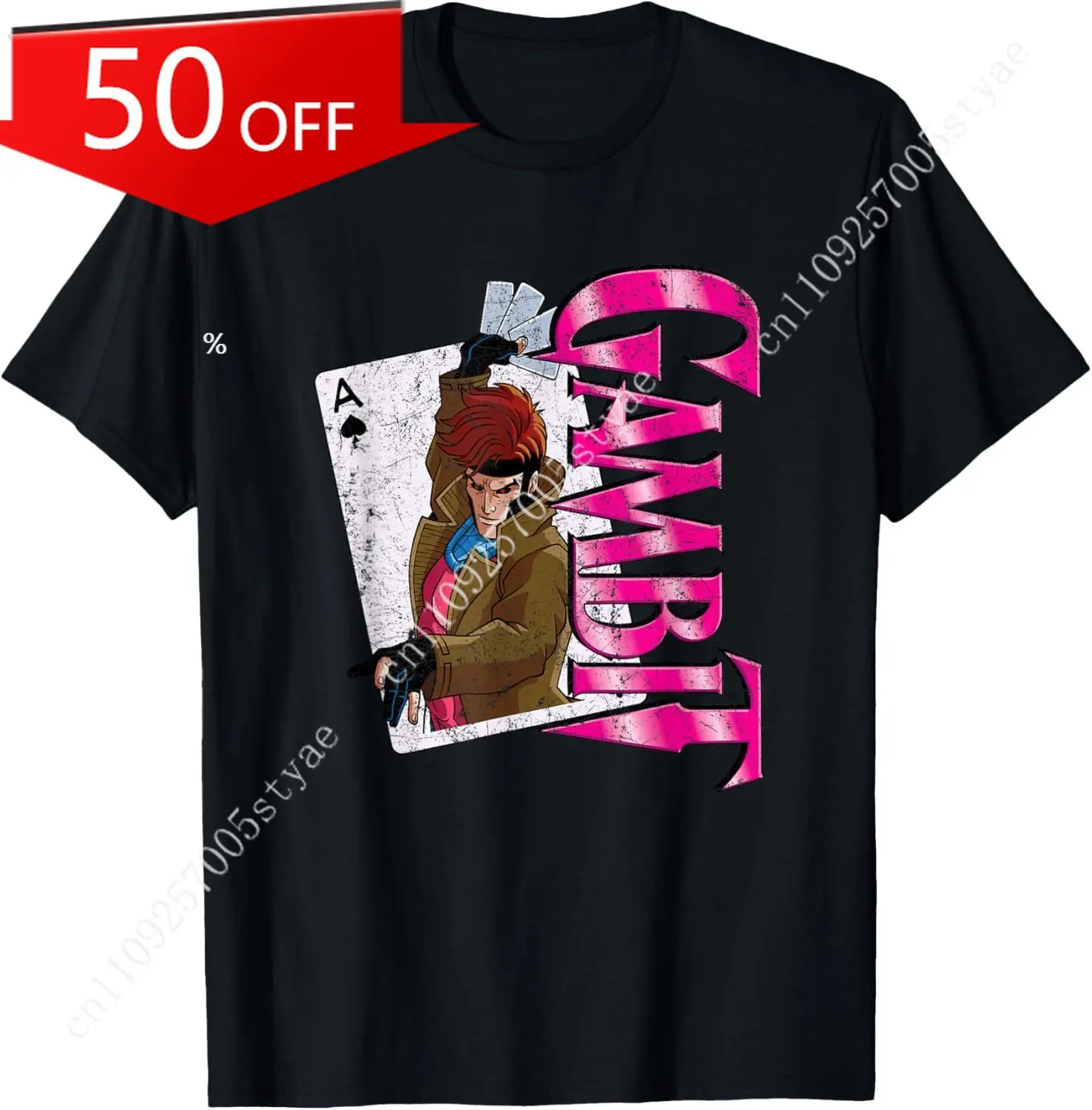 

Marvel X-Men Gambit Card Retro T-Shirt