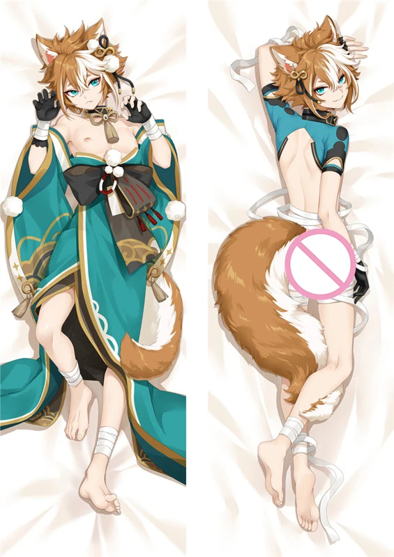 

180cm Genshin Impact Gorou Dakimakura Cover Cute Cartoon Game Hugging Body Pillow Case Customize Bedding Pillowcases