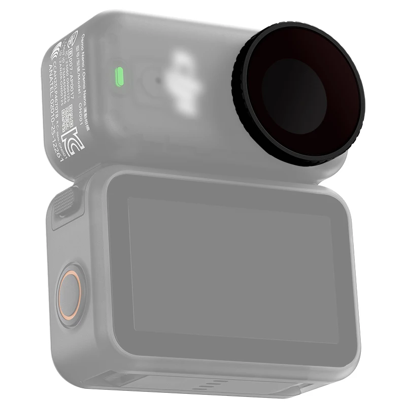 مرشح كاميرا JJC لملحقات DJI Osmo Nano ND UV 1/2 مرشح ضباب أسود مجموعة مرشح عدسة محايدة الكثافة لكاميرا الحركة