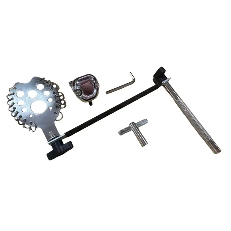 

A79E-African Drum Stand Clamp Cymbal Extension Drum Percussion Practice Tool Instruments Parts