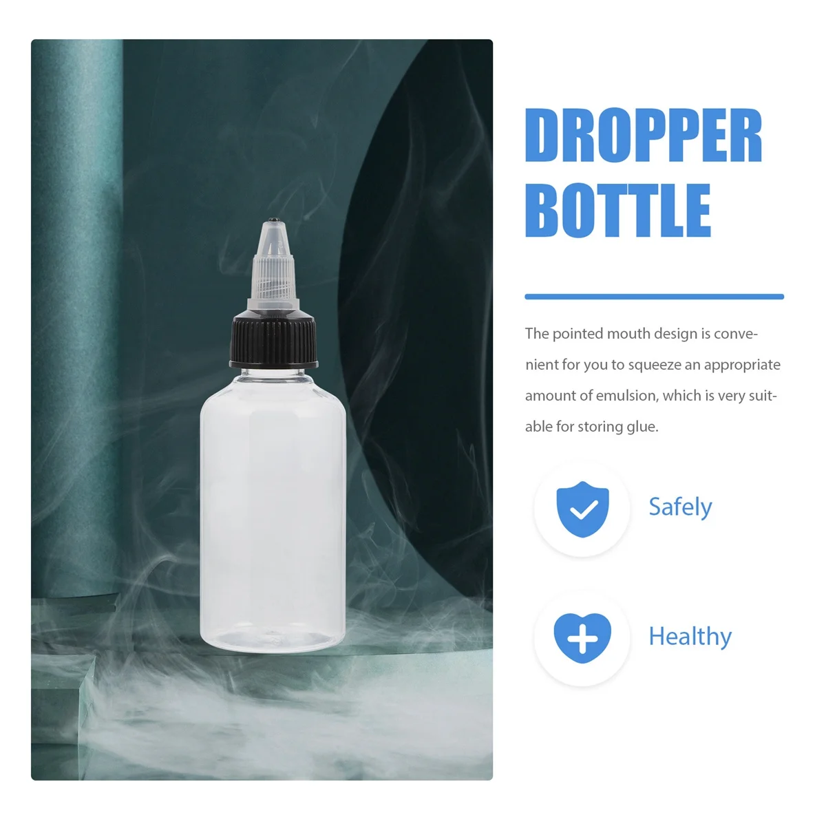 

20Pcs Caulking Bottles Clear Extrusion Squeezing Ink Pigment Bottles for Sealing Cracks Gaps Filling DIY Repair