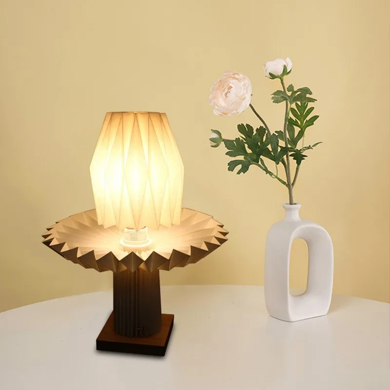 Manufacturer's Order Discount DIYLampshade OrigamiDIY Geometric Lampshade Simple Design Paper Lamp Lantern