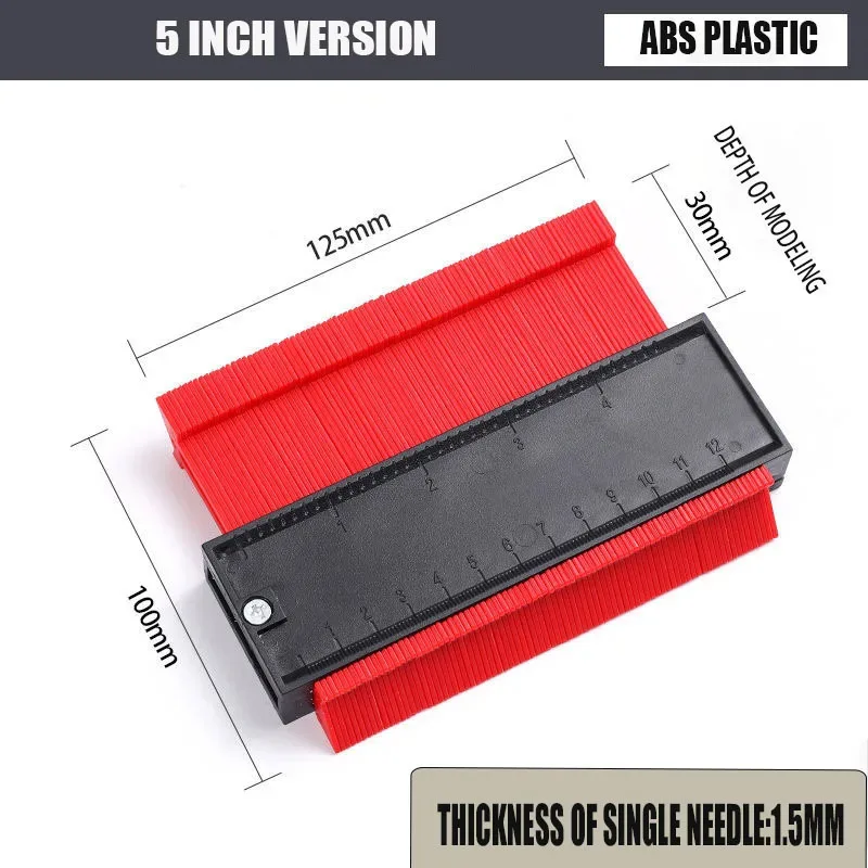 Duplicator Profile Duplication Gauge Contour Template Plastic Contour Copy Duplicator Measuring Tool