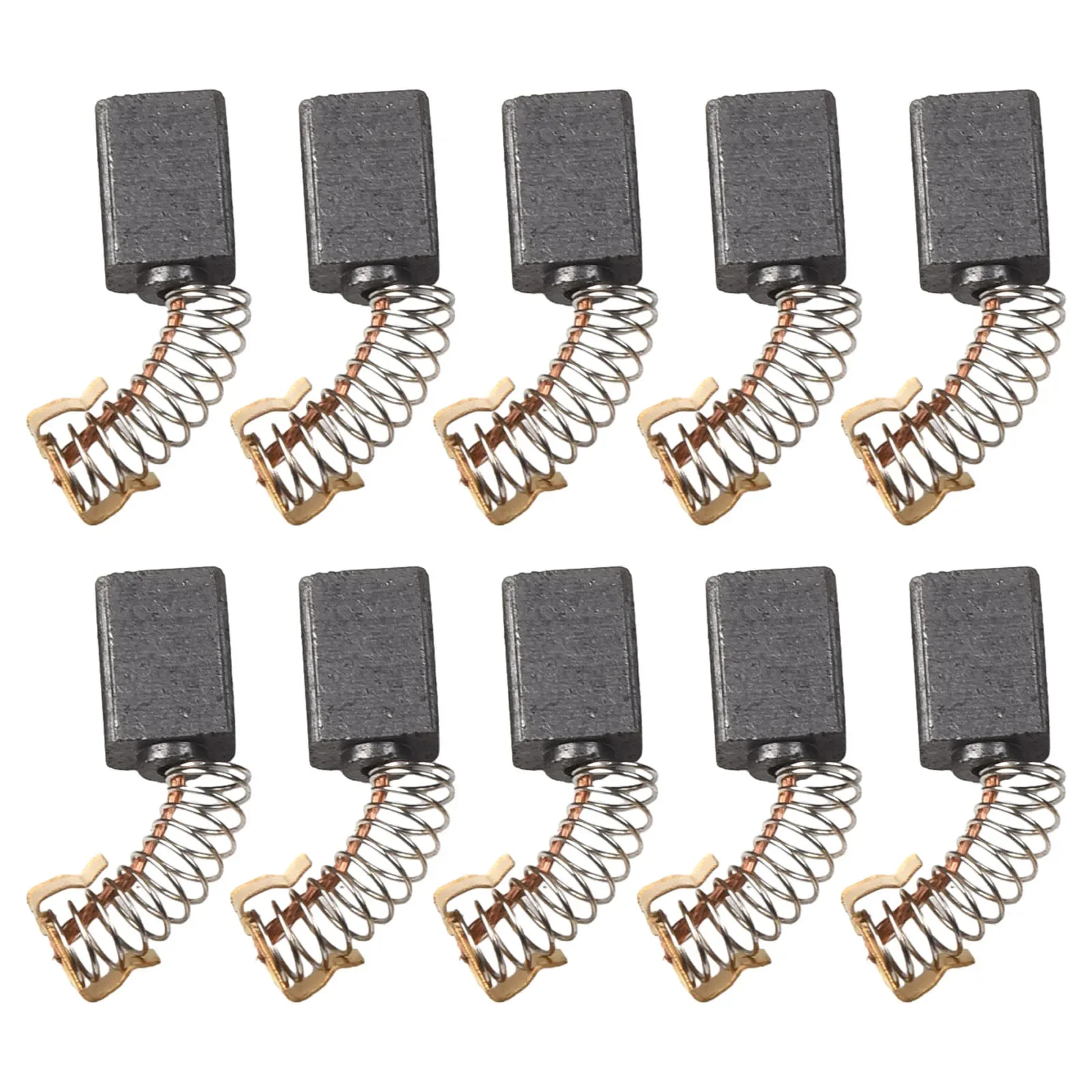10 Carbon Brushes For Power Tools Suitable For CB406 CB407 CB418 Models Wear-Resistant Parts For Motor Maintenance And Repair