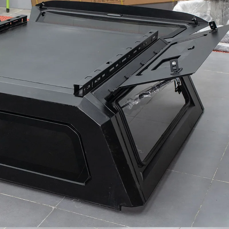Customizable Universal Aluminum Pickup Canopy with Full Sliding Windows for  F150/Hilux Gladiator Tacoma