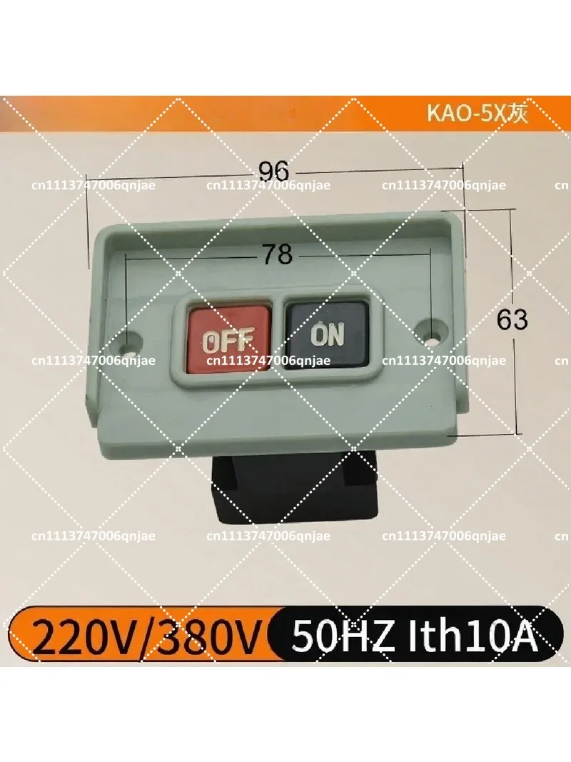 4PCS Machine Tool Electrical Control Switch KAO-5X Three-Phase Drilling Press Button 220V