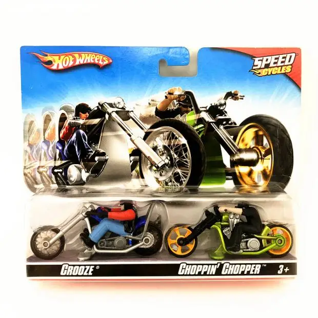 Hot Wheels 1:64 night storm streetliner mad dog sled Speed Cycle Motorcycle Racer Alloy Car box motorcycle with action figures