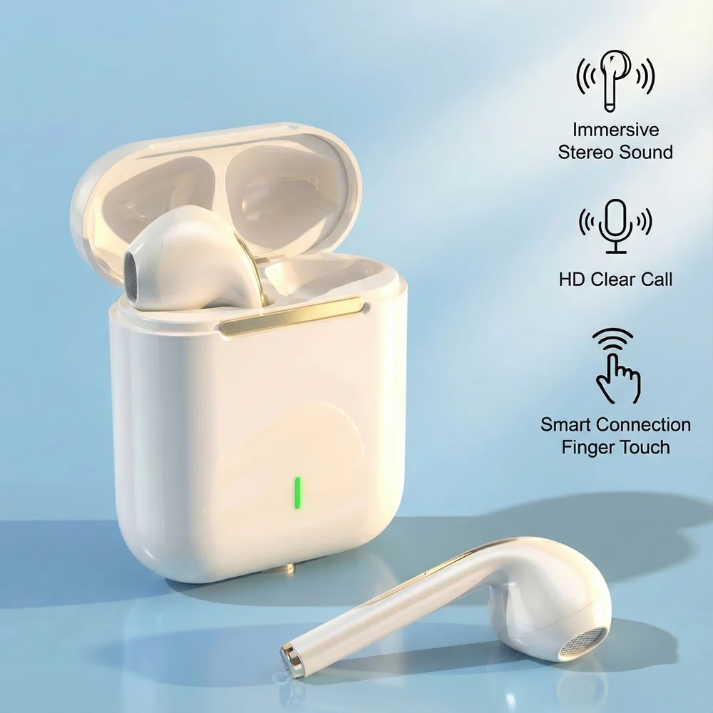 Original Wireless Bluetooth Headphones HiFi Stereo Sound Smart Touch Control HD Call Low Latency for Gaming Sports Workouts