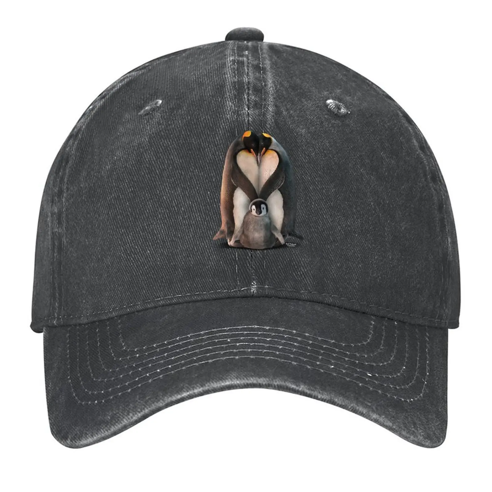 

Penguin Heart Baseball Cap Gentleman Hat Icon designer cap sun caps For Man Women's