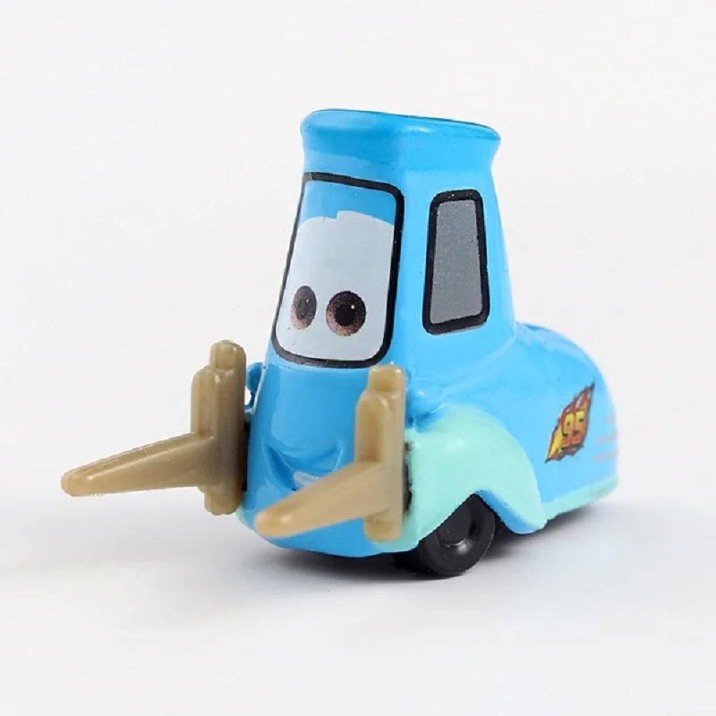 Disney-Coche de juguete Pixar Cars 2 Guido Metal fundido a presión, 1:55, Rayo McQueen, regalo para niños y niñas, Envío Gratis