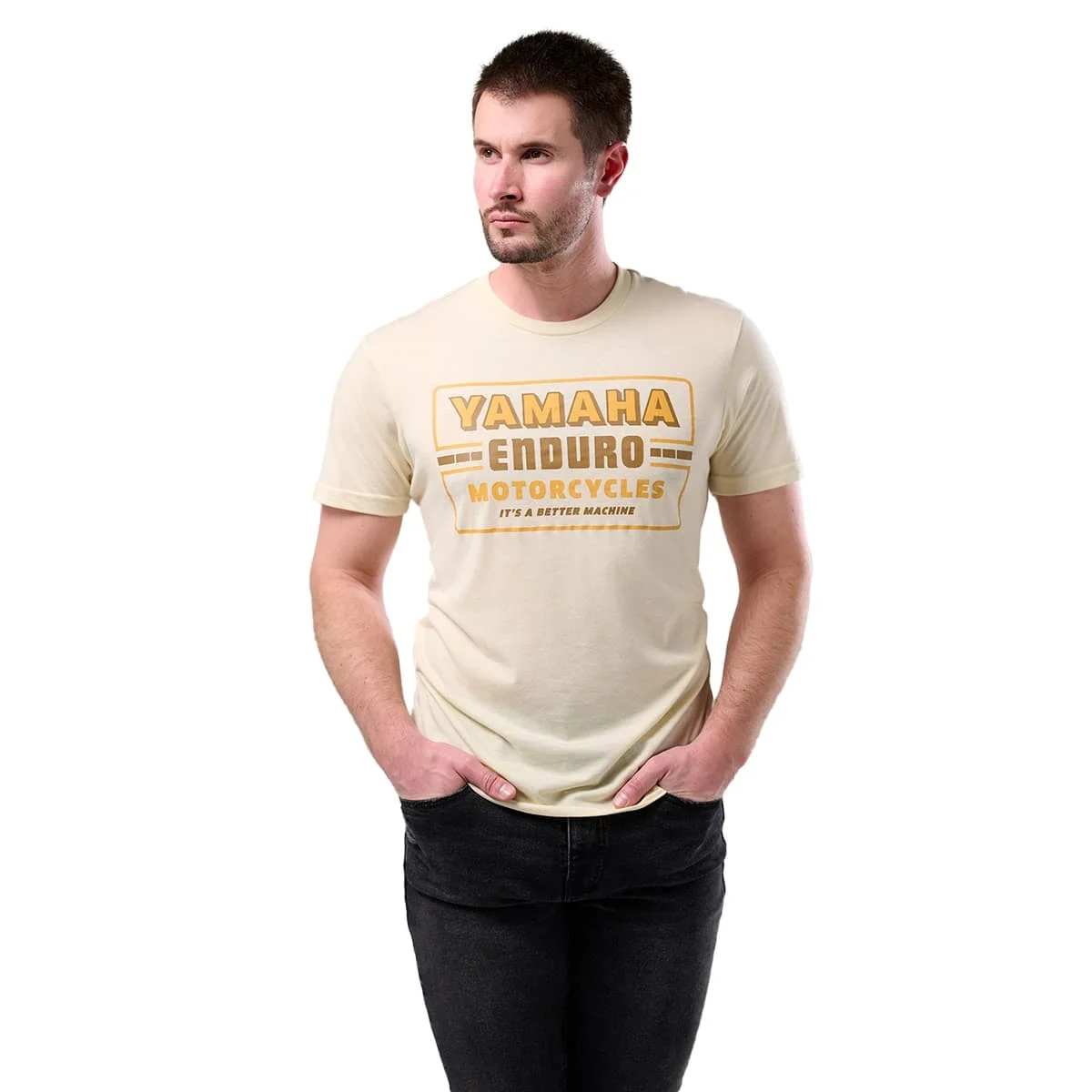 حار بيع موضة جديدة للرجال مطبوعة ياماها حقيقية 2025 الصيف الرجال النساء القطن الخالص موضة عادية تي شيرت ملابس الشارع