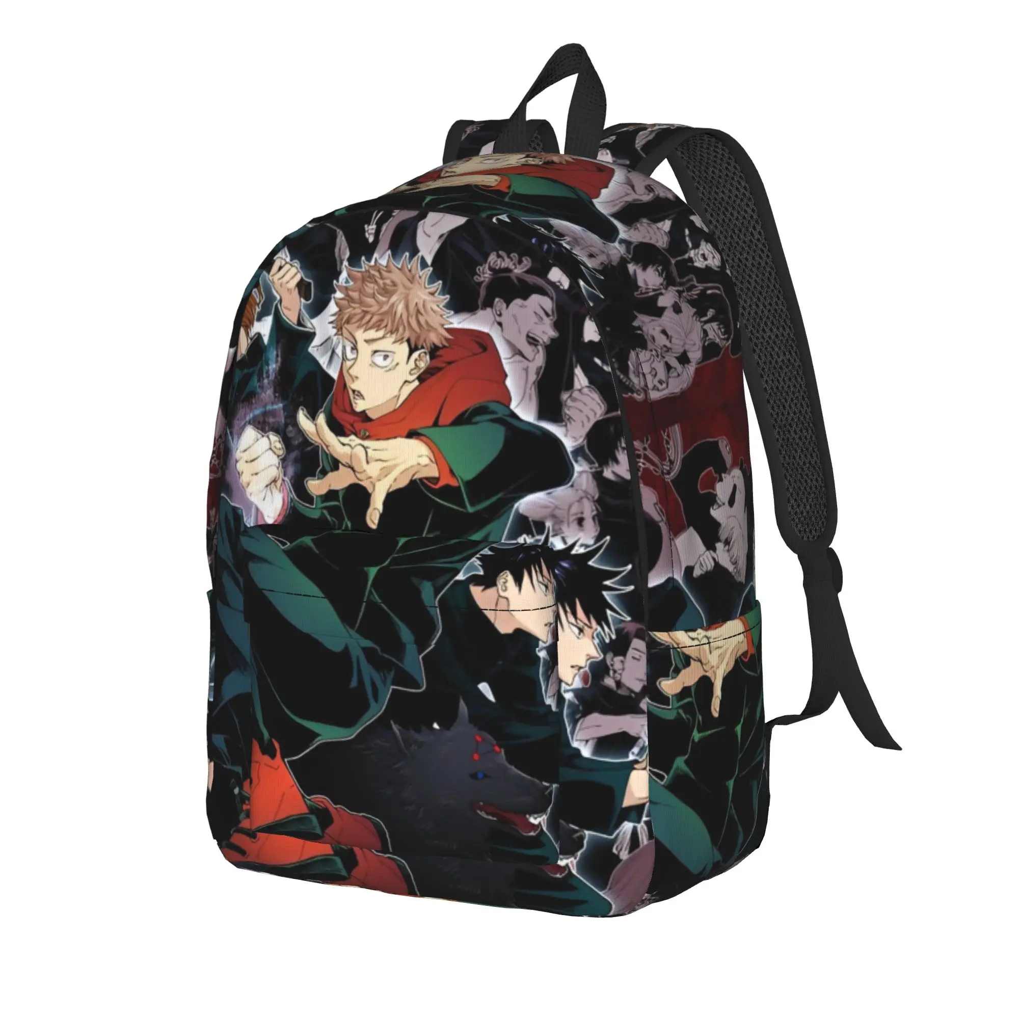 Itadori Yuji Fashion Backpack Outdoor Student Business JJK Anime Daypack for Men Women Laptop Computer Canvas Bags