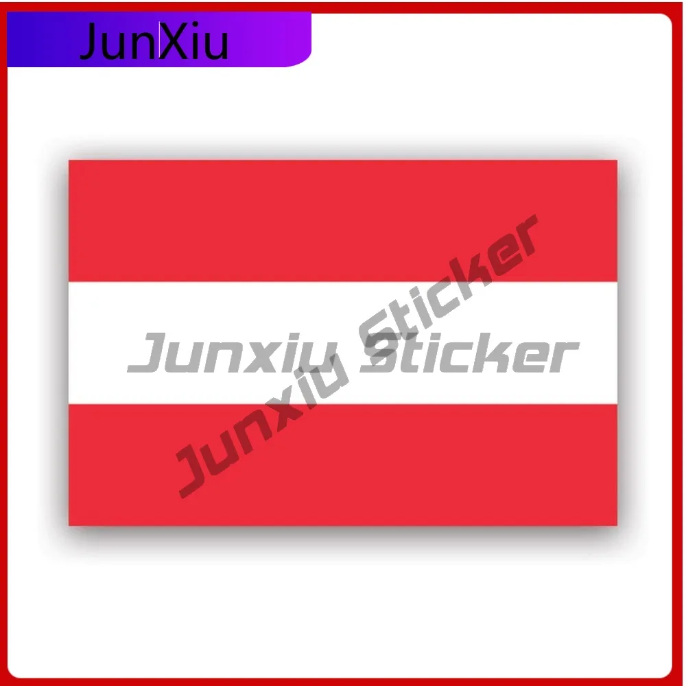 

Austrian Flag Sticker Fade Resistant Sun Resistant Vintage For Laptop Bumper Motorcycle No Residue Easy Apply Decal Anime Style