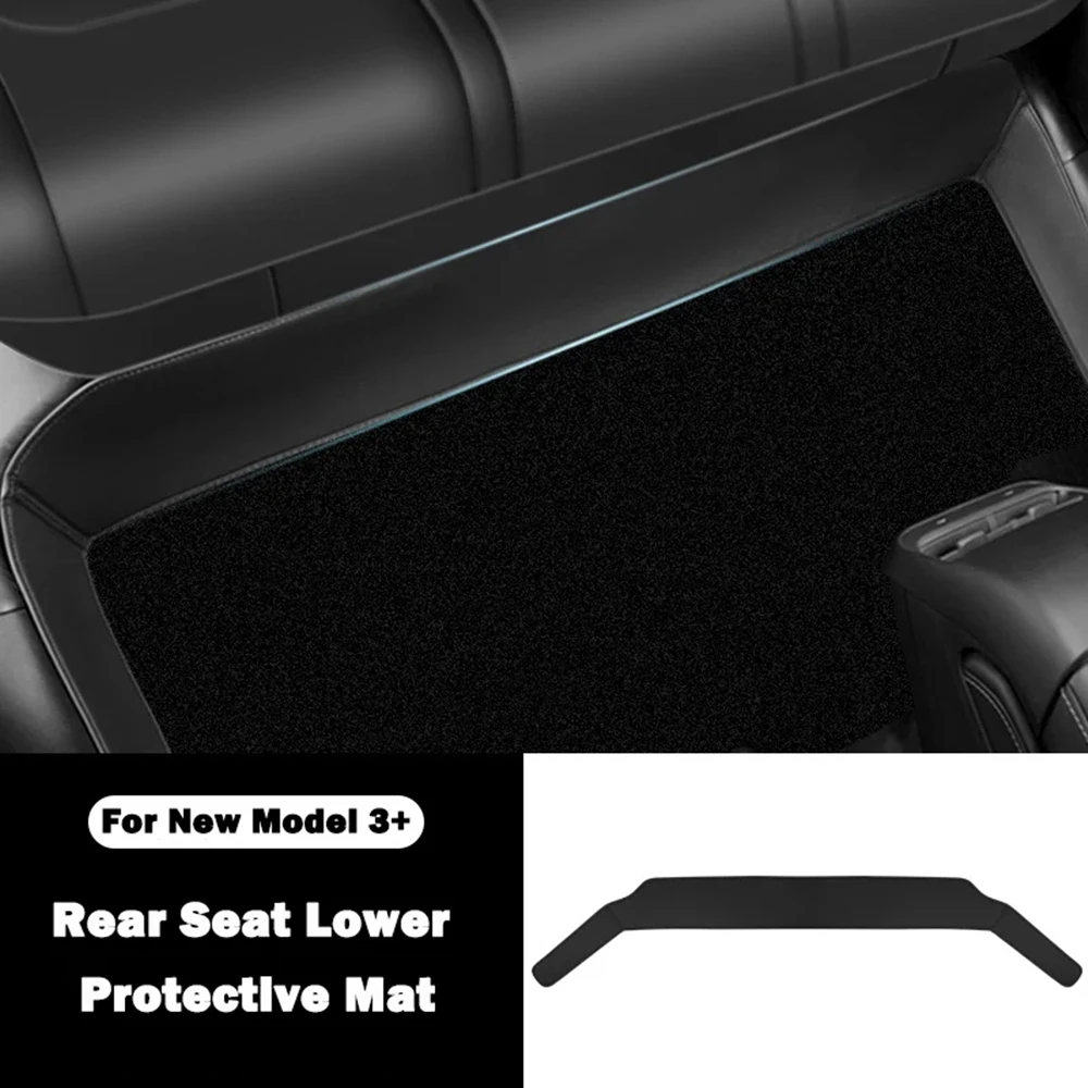 ​Back Seat Cover For Tesla Model 3 Highland 2024 Resistant & Dirt Protector Floor Mats Full Wrap Cover For New Model 3+