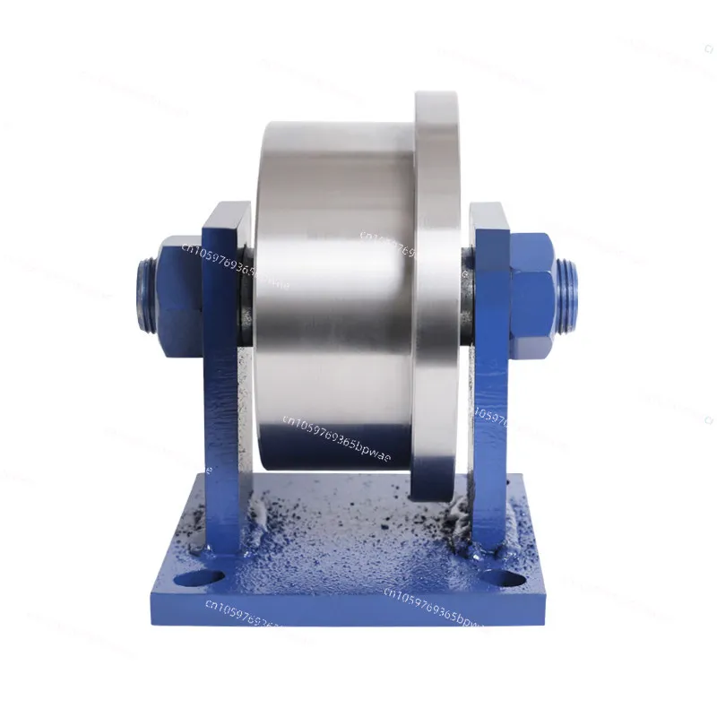 Super Heavy Duty Cast Steel Train Track Wheel Subway Pulley Channel  Unilateral T-shaped Square Steel Wheel Special for Railway