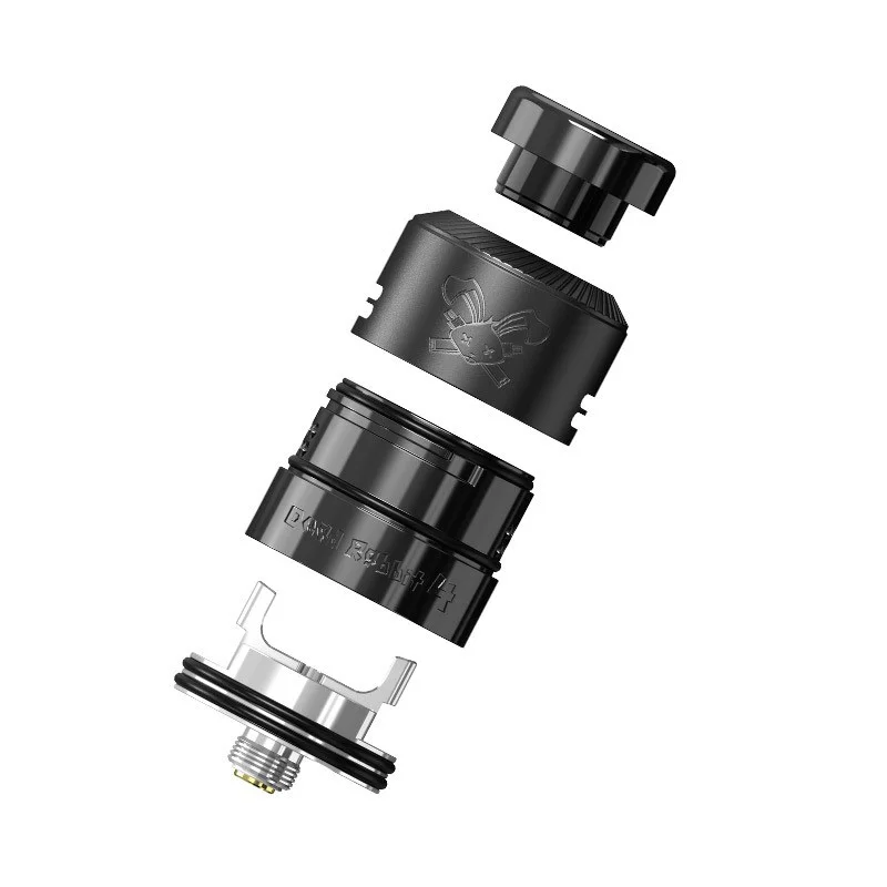 Original Hellvape Dead Rabbit 4 RDA tank 24mm postless build deck 0.37ohm Ni80 Coil Dual Drip Tips Atomizer VS Dead Rabbit 3 RDA