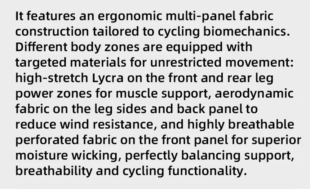YKYWBIKE Einteiliger Radsport-Skinsuit mit italienischer Interface-Polsterung, aerodynamisches Profi-Elite-Rennrad-Set, Fahrradbekleidung, Shorts – Detail 8